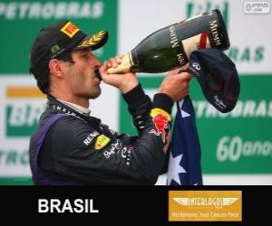 Puzzle Mark Webber - Red Bull - 2013 Βραζιλίας Grand Prix, 2η ταξινομούνται